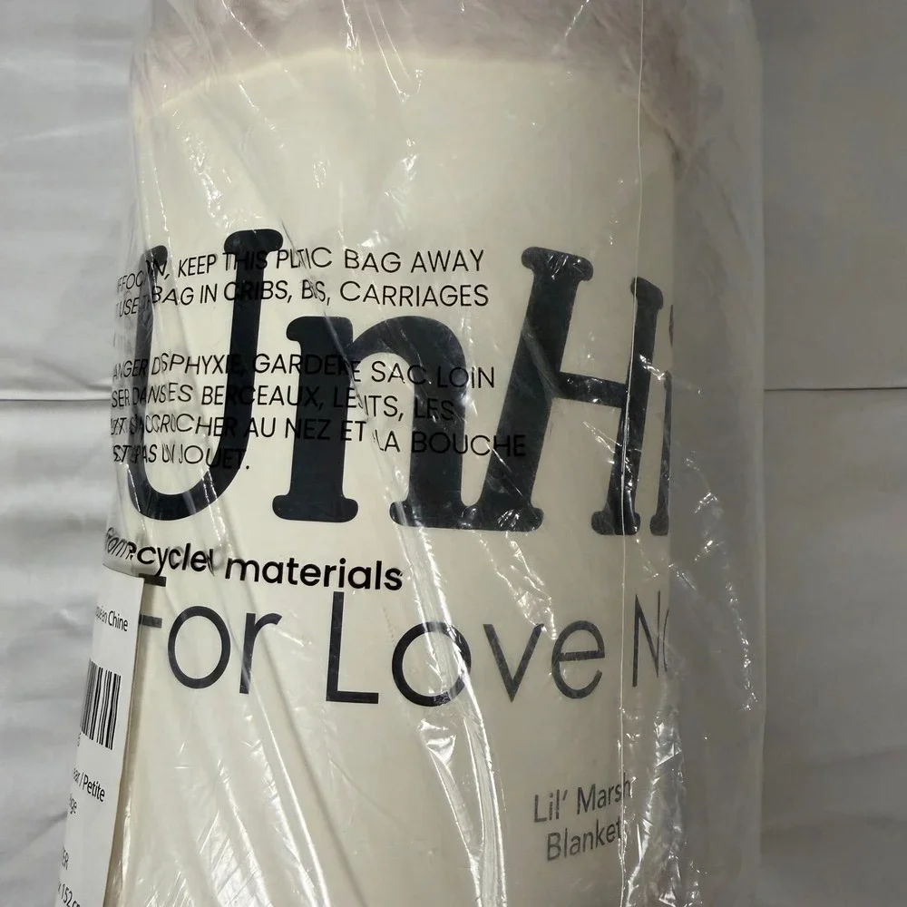 UnHide Lil Marsh Blanket Faux Fur Beigebear Beige 50